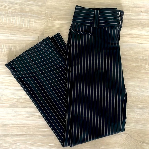 BCX pinstripe business pants; size 7 - Picture 1 of 1